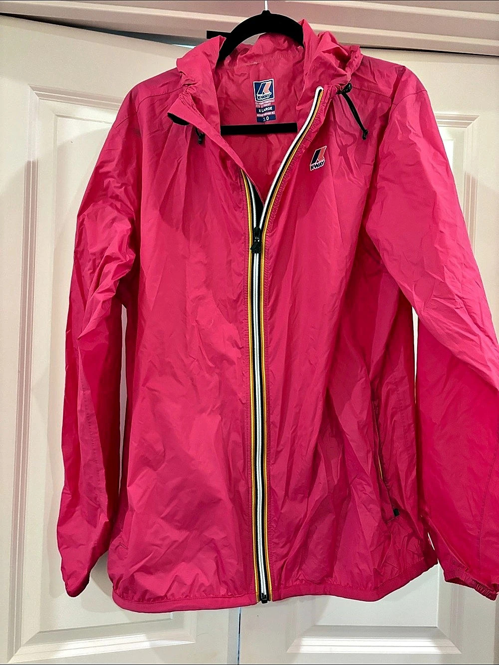 K-Way Claude 3.0 Full Zip Windbreaker Pink XL